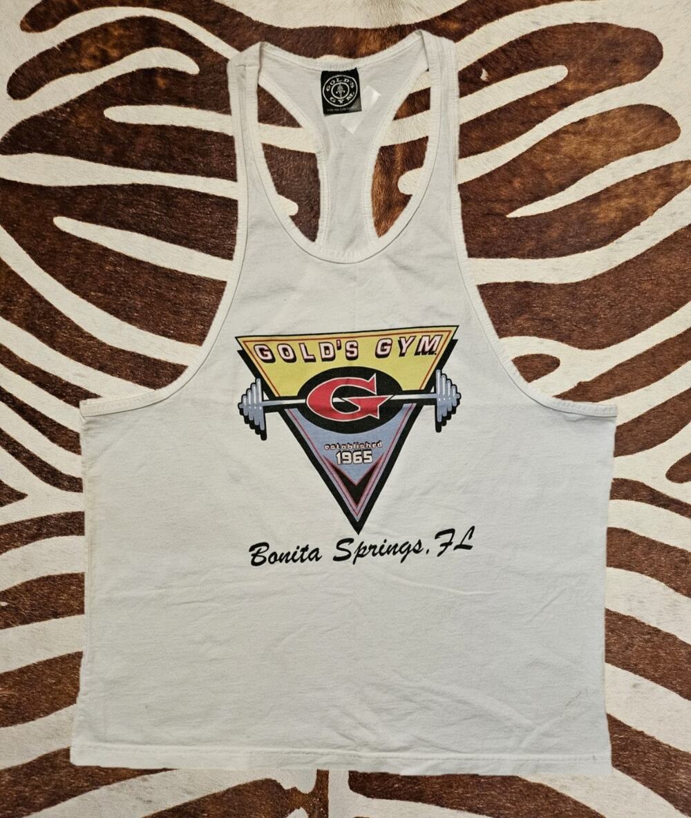Vintage Gold’s Gym Bonita Springs FL Tank Top XL